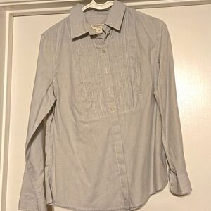 Coldwater Creek no iron striped shirt, Size S
